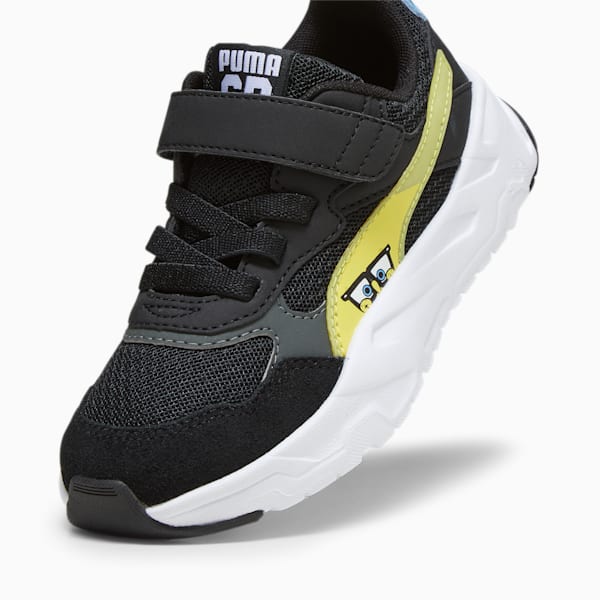 PUMA x SPONGEBOB SQUAREPANTS Trinity Kid's Sneakers, PUMA Black-Celandine-Shadow Gray, extralarge-AUS