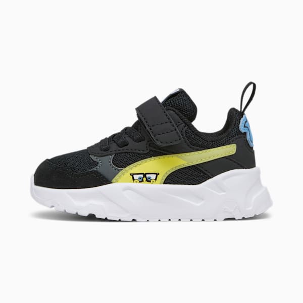 ベビー PUMA x スポンジ・ボブ トリニティ スニーカー 12-16cm, PUMA Black-Celandine-Shadow Gray, extralarge-JPN