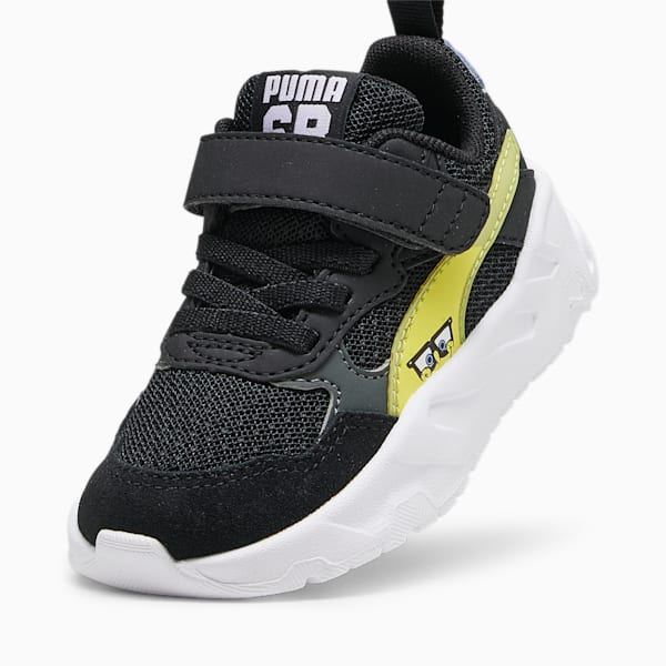 ベビー PUMA x スポンジ・ボブ トリニティ スニーカー 12-16cm, PUMA Black-Celandine-Shadow Gray, extralarge-JPN