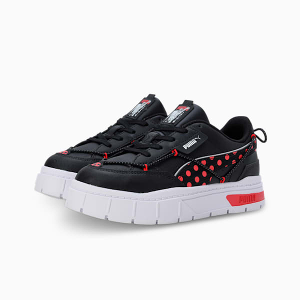 PUMA x MIRACULOUS Mayze Stack Kids' Sneakers, PUMA Black-PUMA Red, extralarge-IND