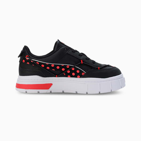 PUMA x MIRACULOUS Mayze Stack Kids' Sneakers, PUMA Black-PUMA Red, extralarge-IND