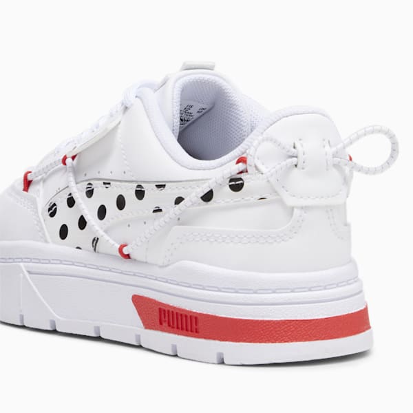 キッズ ガールズ PUMA x ミラキュラス メイズ スタック スニーカー 17-21cm, PUMA White-PUMA Red, extralarge-JPN