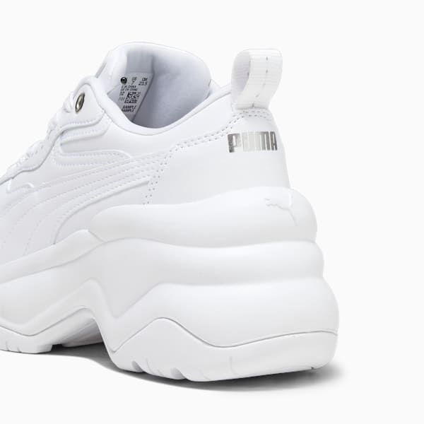 ウィメンズ シリア ウェッジ スニーカー, PUMA White-PUMA White-PUMA Silver, extralarge-JPN