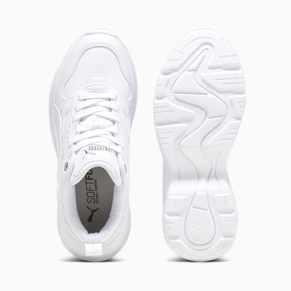 Cilia Wedge Women's Sneakers, PUMA White-PUMA White-PUMA Silver, extralarge-IDN
