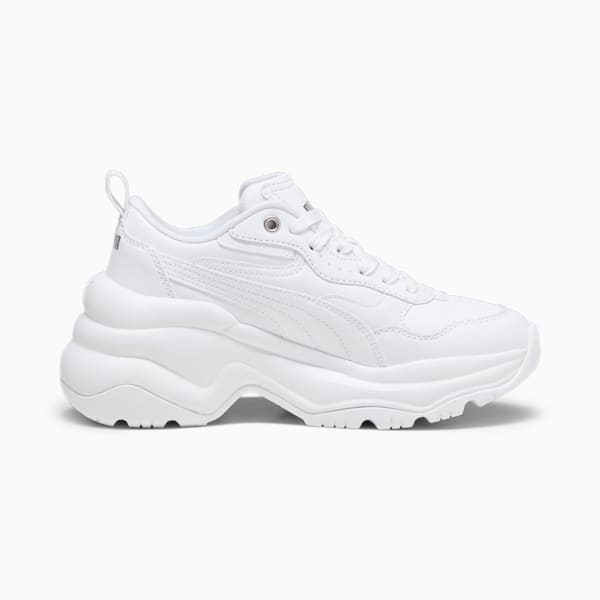 ウィメンズ シリア ウェッジ スニーカー, PUMA White-PUMA White-PUMA Silver, extralarge-JPN