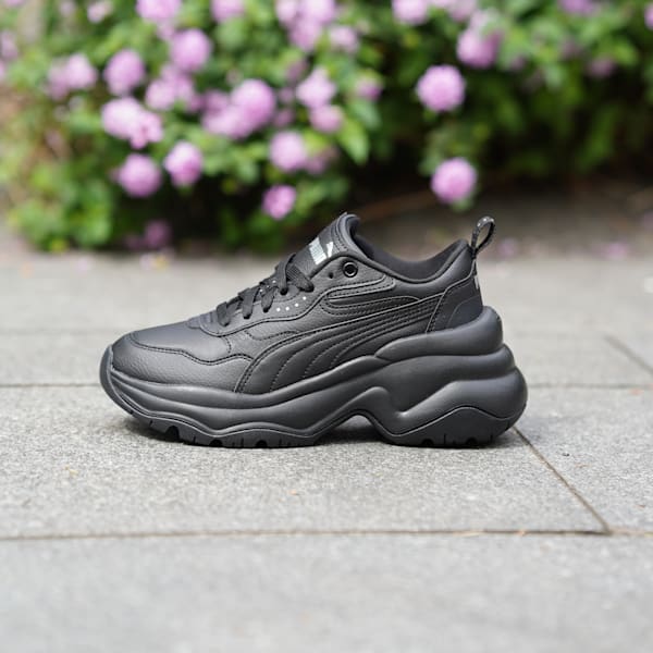 ウィメンズ シリア ウェッジ スニーカー, PUMA Black-PUMA Black-PUMA Silver, extralarge-JPN