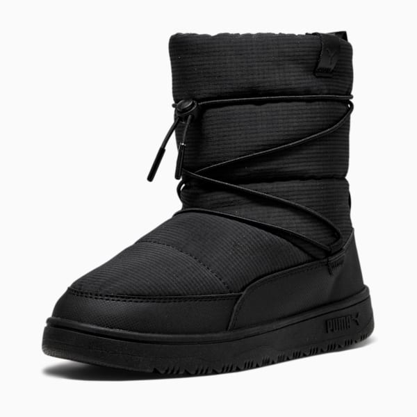 Snowbae Women's Boots, PUMA Black-Shadow Gray, extralarge