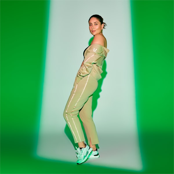 RS 3.0 Pop Women's Sneakers, PUMA White-Green Fog, extralarge-IND