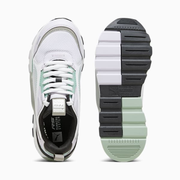 RS 3.0 Pop Women's Sneakers, PUMA White-Green Fog, extralarge-IND