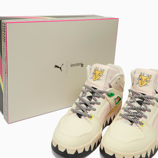 Tenis botín PUMA x LEMLEM Tenis Slipstream mujer, Ghost Pepper-Frosty Pink, extralarge