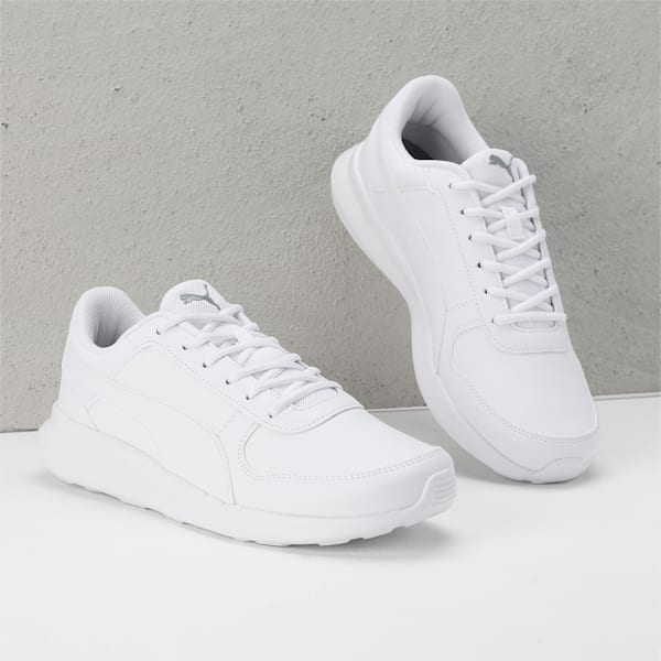 Dexfly V1 Men's Sneakers, PUMA White-Cool Mid Gray, extralarge-IND