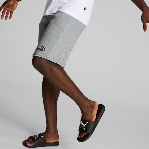 Cool Cat 2.0 Leap Slides, PUMA Black-PUMA White-Shadow Gray, extralarge