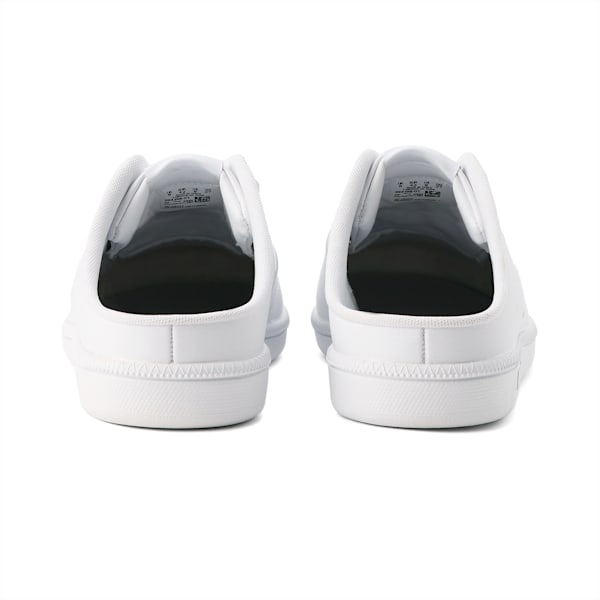 ユニセックス スマッシュ キャット SL ミュール スニーカー, PUMA White-Feather Gray, extralarge-JPN
