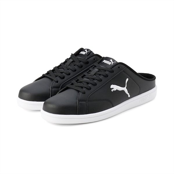 ユニセックス スマッシュ キャット SL ミュール スニーカー, PUMA Black-PUMA White, extralarge-JPN