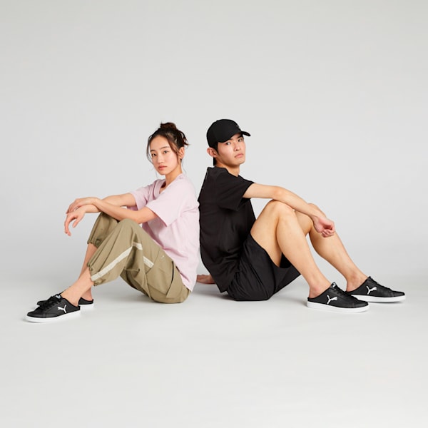 ユニセックス スマッシュ キャット SL ミュール スニーカー, PUMA Black-PUMA White, extralarge-JPN