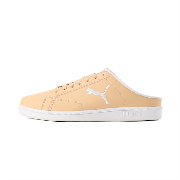 ユニセックス スマッシュ キャット SL ミュール スニーカー, Pebble-PUMA White, extralarge-JPN