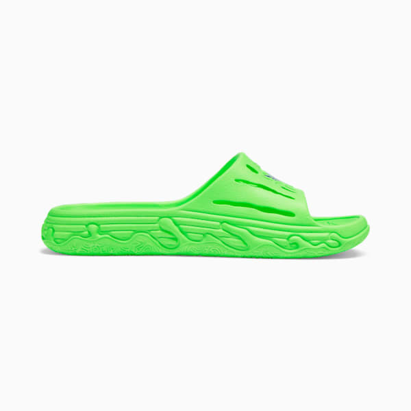 Neon sale puma slides
