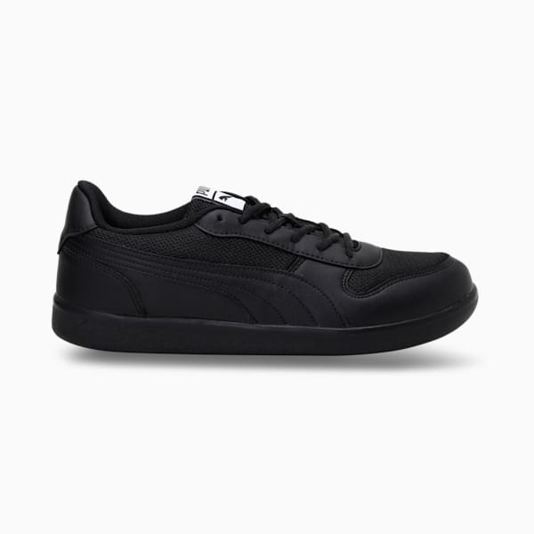 PUMA Punch Unisex Sneakers, Puma Black-Puma Black, extralarge-IND