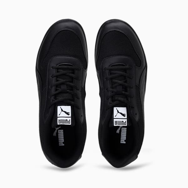 PUMA Punch Unisex Sneakers, Puma Black-Puma Black, extralarge-IND