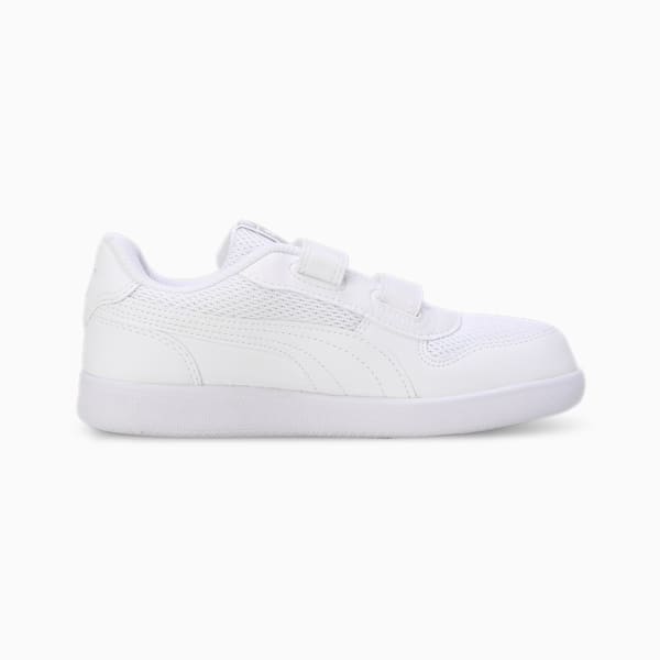 PUMA Punch Youth Sneakers, Puma White-Puma White, extralarge-IND