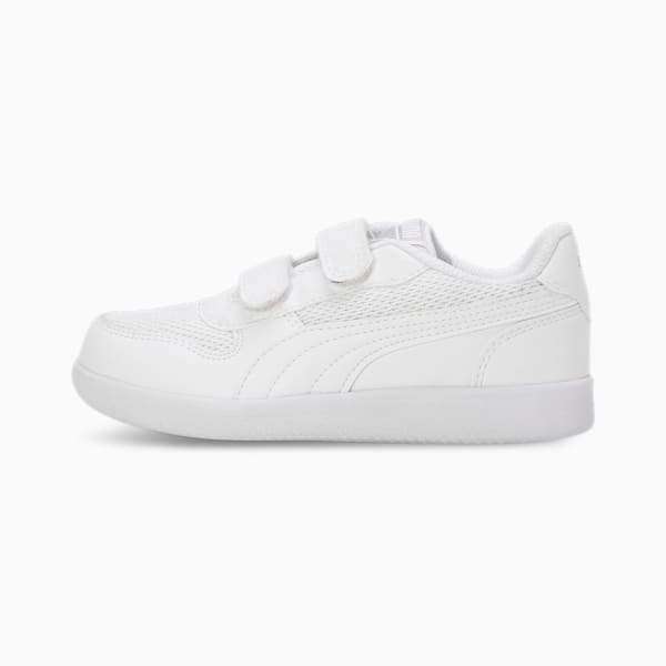 PUMA Punch Kid's Sneakers, Puma White-Puma White, extralarge-IND