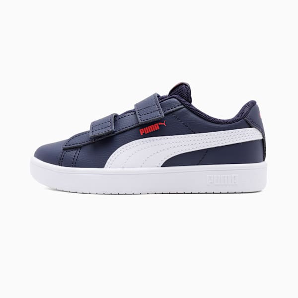 Puma Rickie Classic Sneakers Kids, PUMA Navy-PUMA White-PUMA Red, extralarge