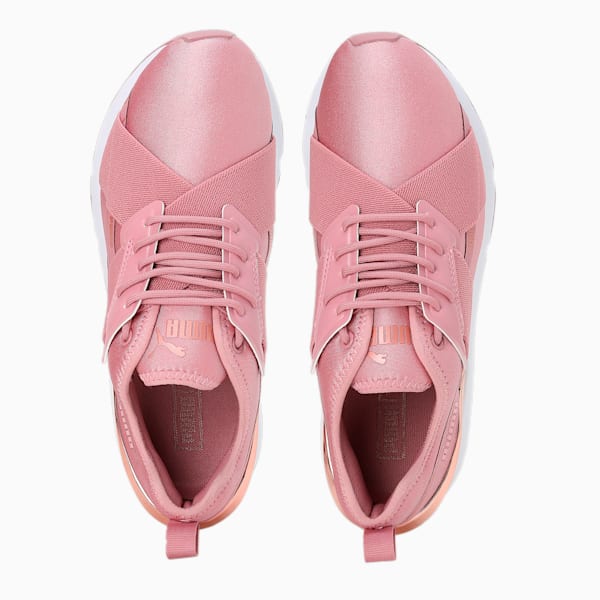 Muse X-2 Metallic V1 Women's Sneakers, Foxglove-PUMA White-Copper Rose, extralarge-IND