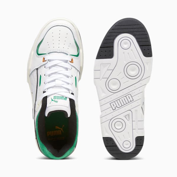 Tenis Adolescentes Slipstream Bball, PUMA White-Archive Green, extralarge