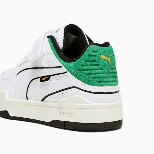 Tenis Infantiles Slipstream Bball, PUMA White-Archive Green, extralarge