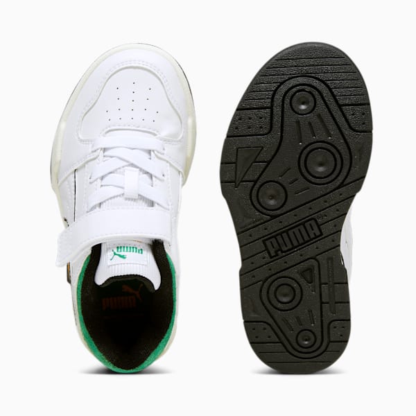 Slipstream Bball Little Kids' Sneakers, PUMA White-Archive Green, extralarge