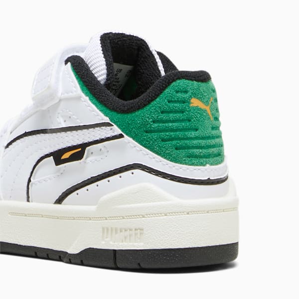 Tenis Slipstream Bball Bebés, PUMA White-Archive Green, extralarge