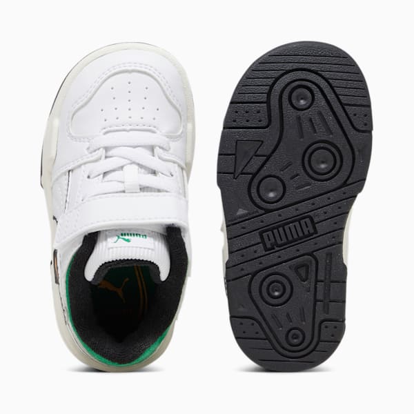 Tenis Slipstream Bball Bebés, PUMA White-Archive Green, extralarge