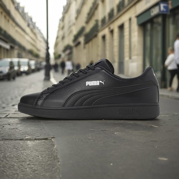 Smashic Sneakers, PUMA Black-Matte Silver, extralarge-IND