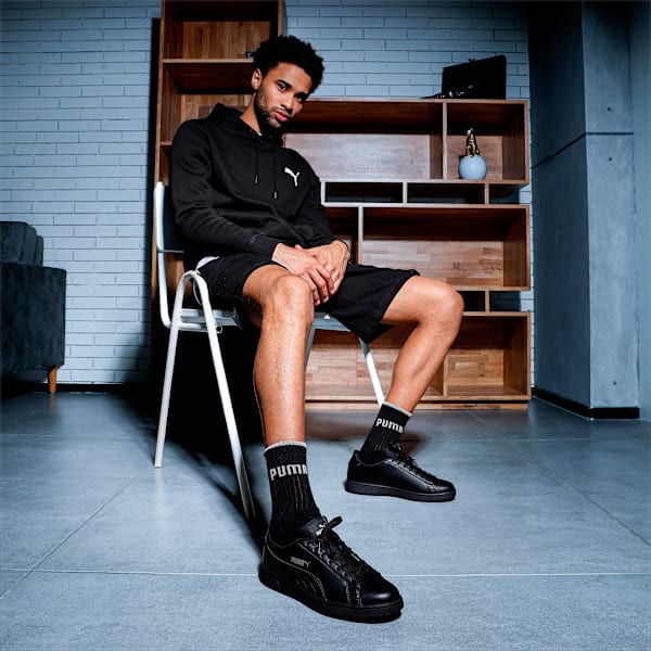 Smashic Sneakers, PUMA Black-Matte Silver, extralarge-IND