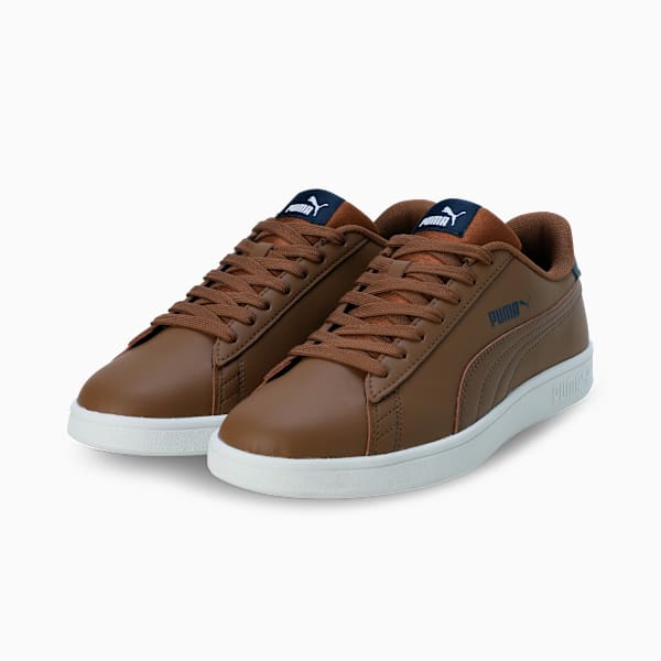 Smashic Soft Suede Sneakers, Haute Coffee-Club Navy-PUMA Navy, extralarge-IND