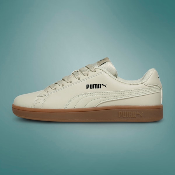 Smashic Comfort Casual Sneakers, Desert Dust-PUMA Black-Gum, extralarge-IND