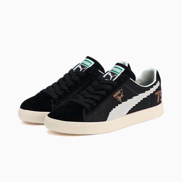 ユニセックス 75周年記念モデル クライド MIJ スニーカー, PUMA Black-PUMA White, extralarge-JPN