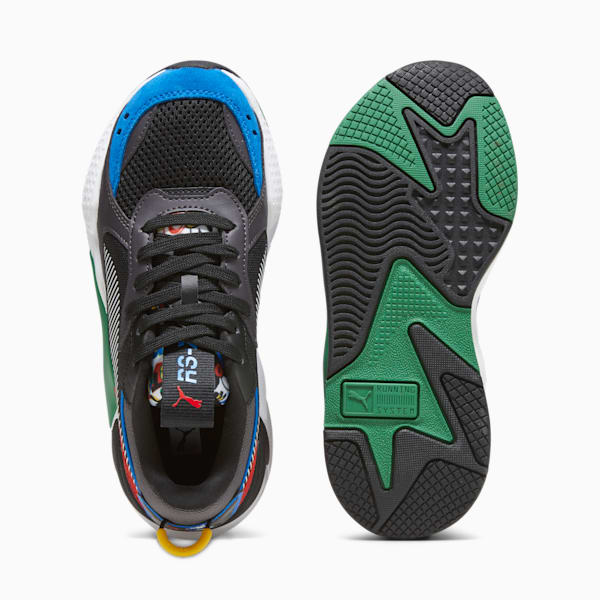 Tenis deportivos RS-X Trash Talk para jóvenes, PUMA Black-For All Time Red, extralarge