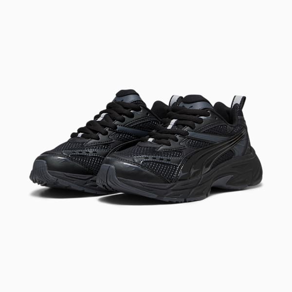 Morphic Base Youth Sneakers, PUMA Black-Strong Gray, extralarge-GBR