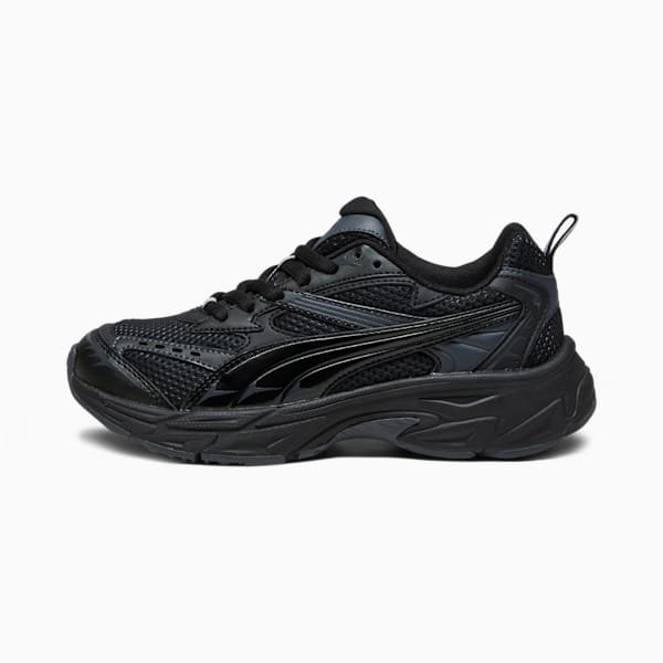 Morphic Base Youth Sneakers, PUMA Black-Strong Gray, extralarge-GBR