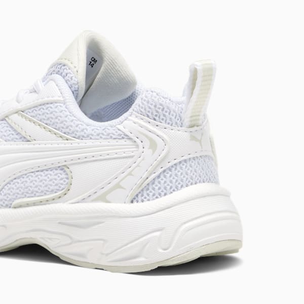 Tenis deportivos para bebé PUMA Morphic Base, PUMA White-Sedate Gray, extralarge