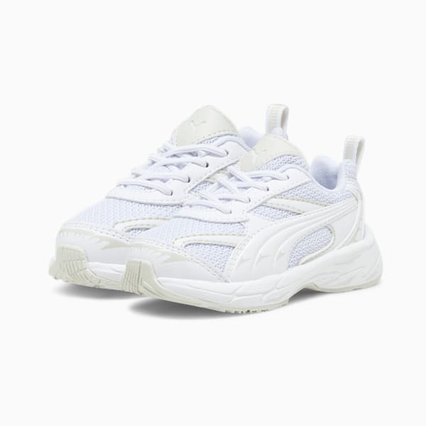 Morphic Base Toddlers' Sneakers, PUMA White-Sedate Gray, extralarge