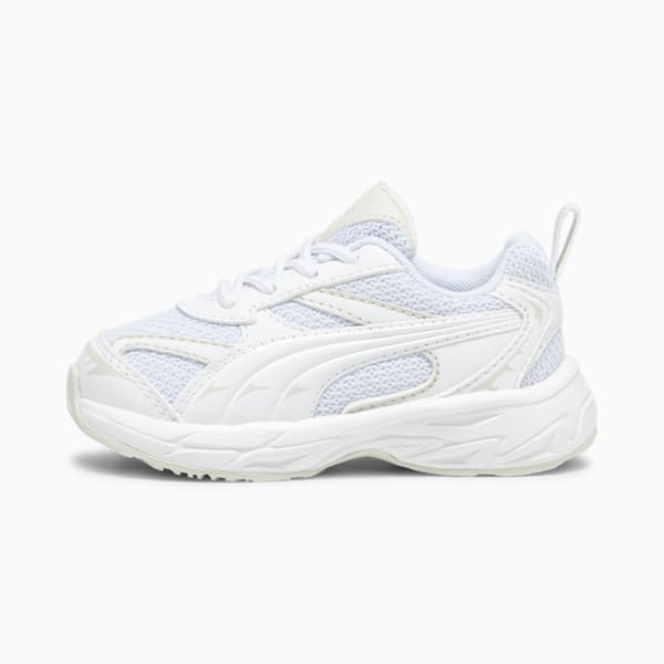 Tenis deportivos para bebé PUMA Morphic Base, PUMA White-Sedate Gray, extralarge