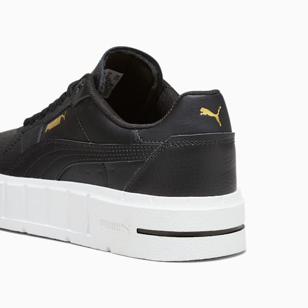 Tenis para jóvenes PUMA Cali Court de cuero, PUMA Black-PUMA White, extralarge