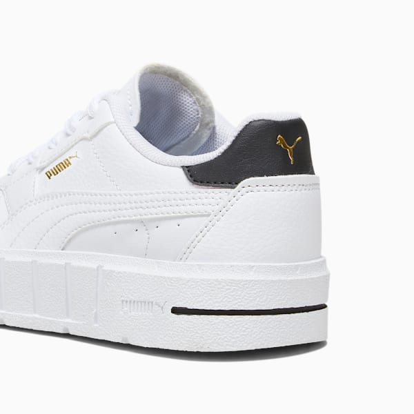 Zapatos deportivos para niños PUMA Cali Court de cuero, PUMA White-PUMA Black, extralarge