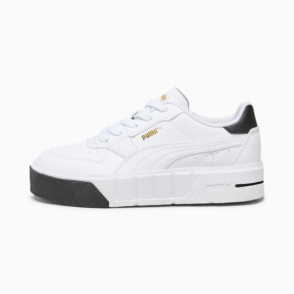 Sneakers en cuir PUMA Cali Court, enfants, PUMA White-PUMA Black, extralarge