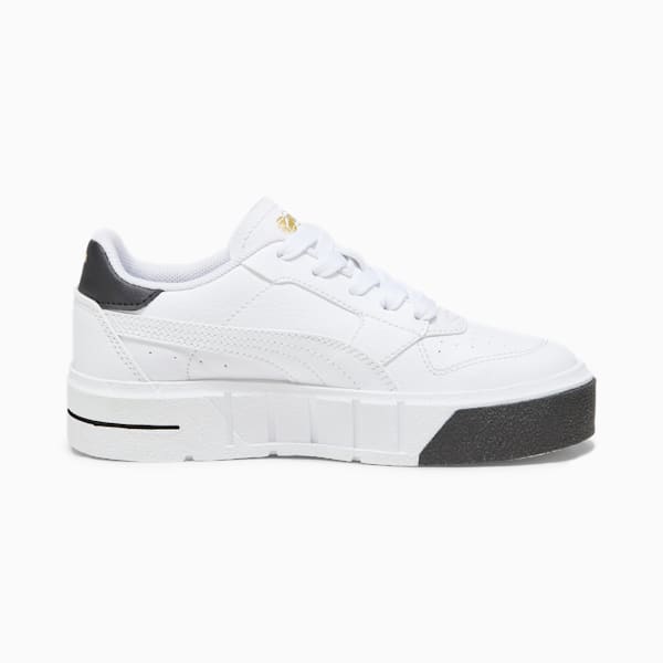 Zapatos deportivos para niños PUMA Cali Court de cuero, PUMA White-PUMA Black, extralarge