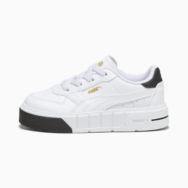 Tenis para bebés PUMA Cali Court de cuero, PUMA White-PUMA Black, extralarge