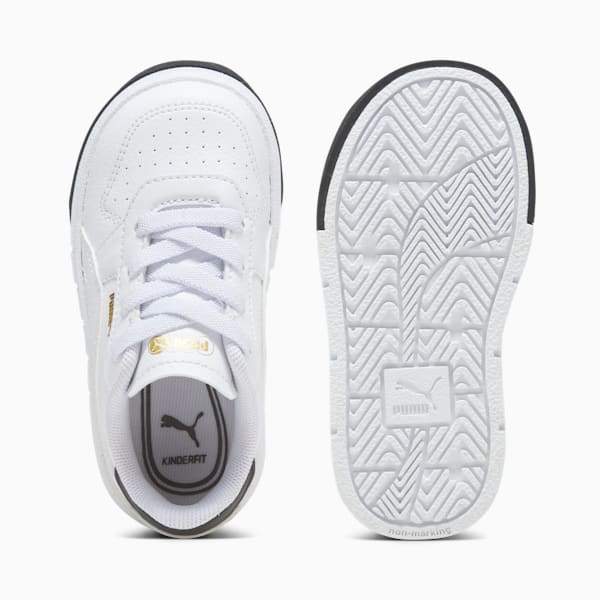 Tenis para bebés PUMA Cali Court de cuero, PUMA White-PUMA Black, extralarge