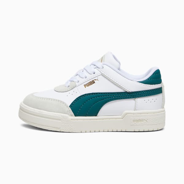 Tenis casuales CA Pro Sport Mix Little Kids', PUMA White-Sedate Gray-Malachite, extralarge